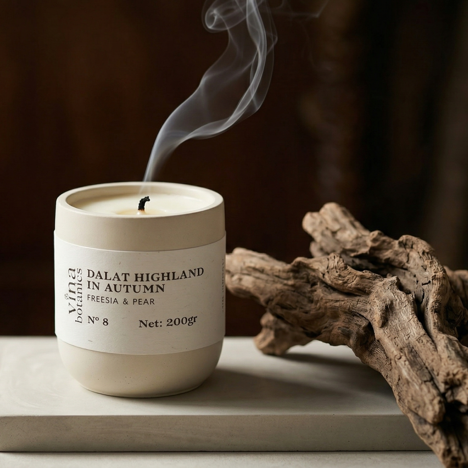 No. 8 Dalat Highland in Autumn Scented Candle