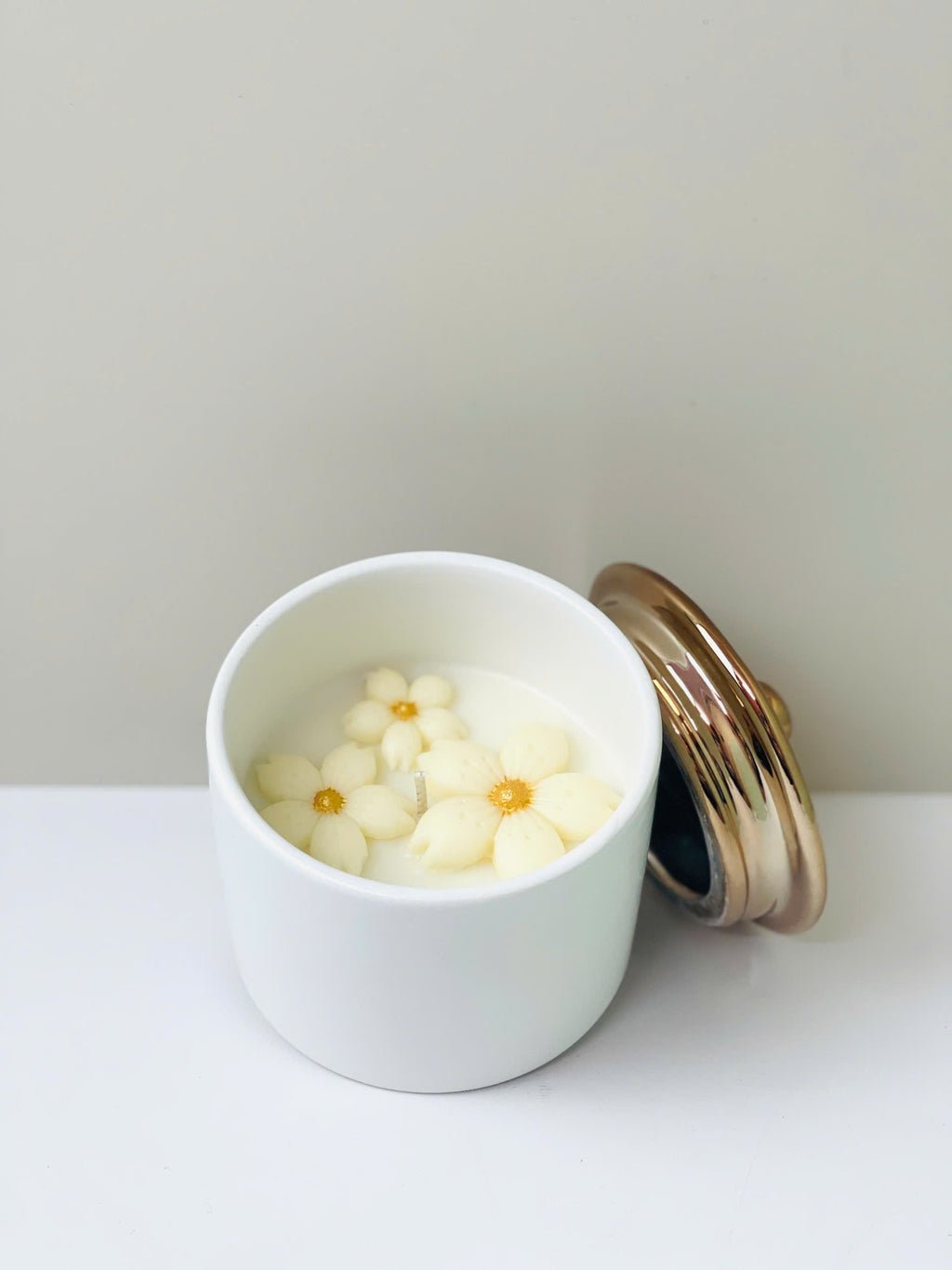 3D No. 8 Dalat Highland in Autumn – Floral Artisan Ceramic Candle